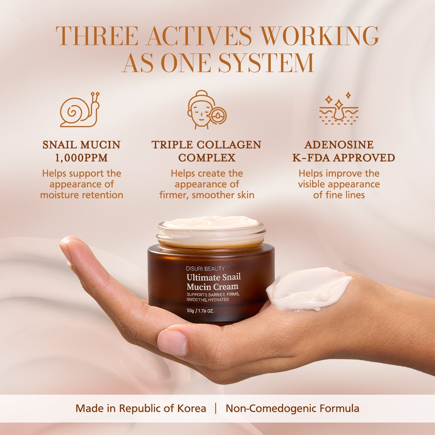 DISURI Beauty Ultimate Snail Mucin Cream